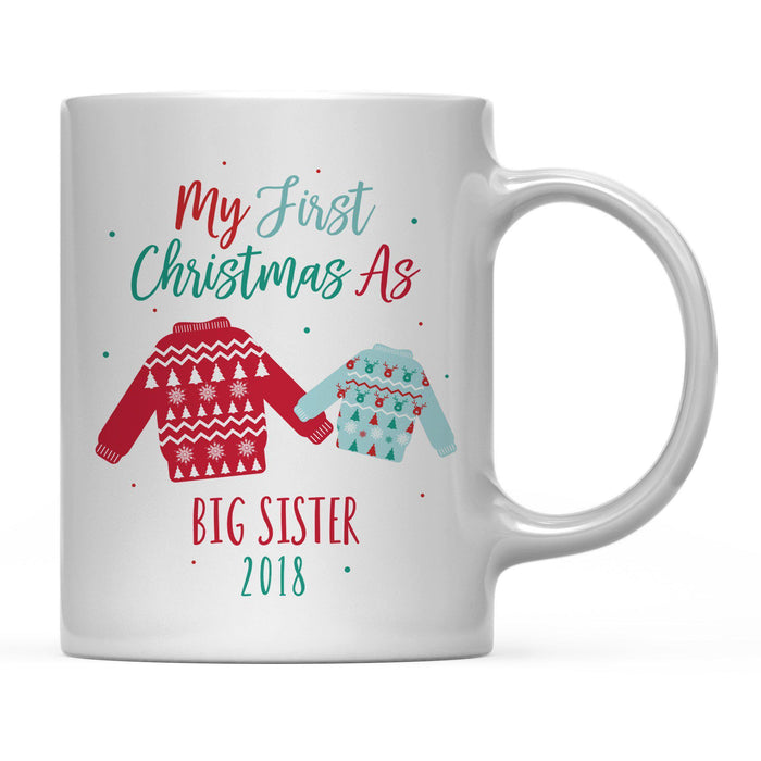 Andaz Press 11oz Family Fair Isle Ugly Sweater Coffee Mug-Set of 1-Andaz Press-Big Sister-