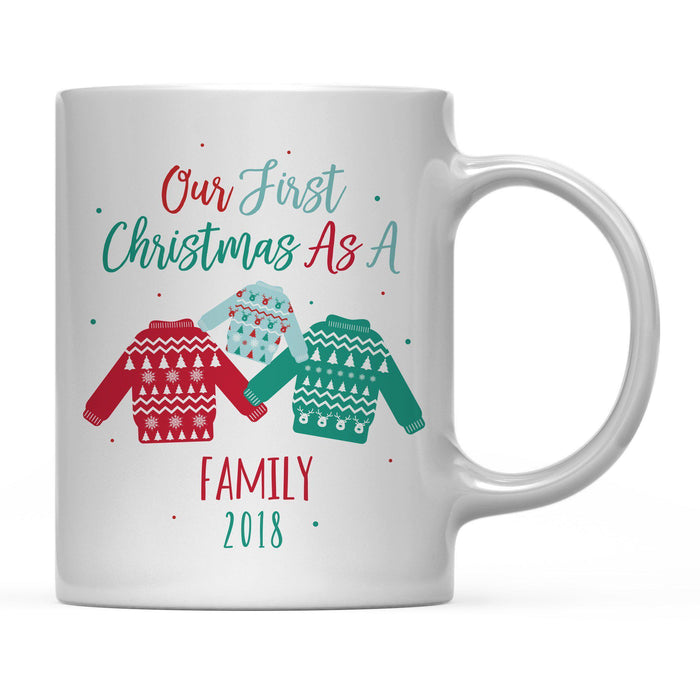 Andaz Press 11oz Family Fair Isle Ugly Sweater Coffee Mug-Set of 1-Andaz Press-Family-