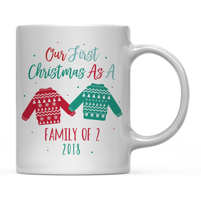 Andaz Press 11oz Family Fair Isle Ugly Sweater Coffee Mug-Set of 1-Andaz Press-Family Two-