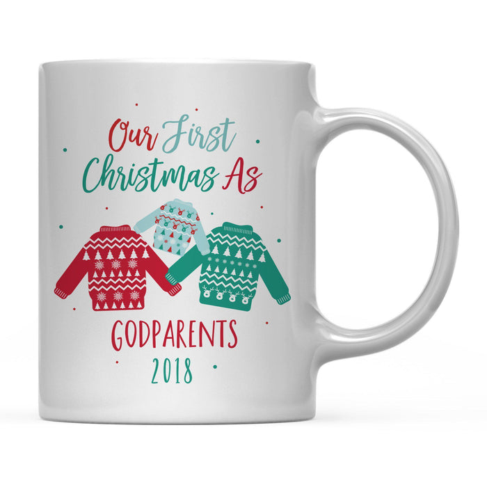 Andaz Press 11oz Family Fair Isle Ugly Sweater Coffee Mug-Set of 1-Andaz Press-Godparents-