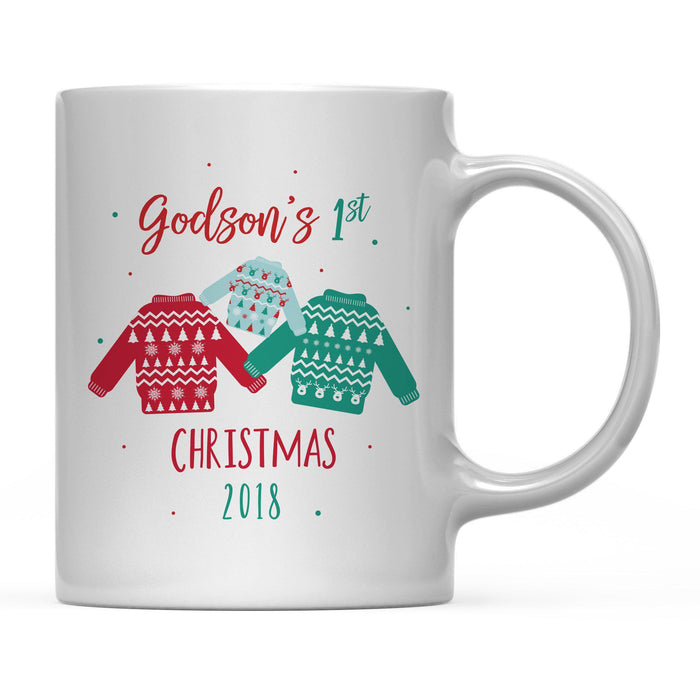 Andaz Press 11oz Family Fair Isle Ugly Sweater Coffee Mug-Set of 1-Andaz Press-Godson's 1st Christmas-