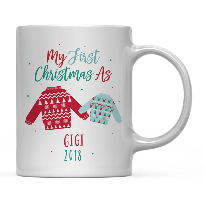 Andaz Press 11oz Family Fair Isle Ugly Sweater Coffee Mug-Set of 1-Andaz Press-Grandma Gigi-