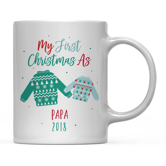 Andaz Press 11oz Family Fair Isle Ugly Sweater Coffee Mug-Set of 1-Andaz Press-Papa-