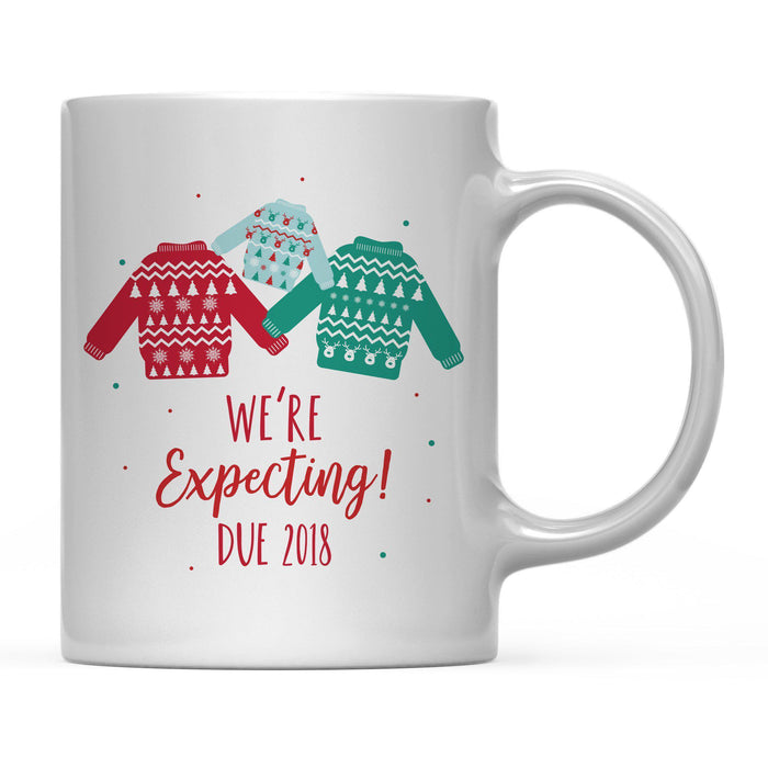 Andaz Press 11oz Family Fair Isle Ugly Sweater Coffee Mug-Set of 1-Andaz Press-Pregnancy Baby-