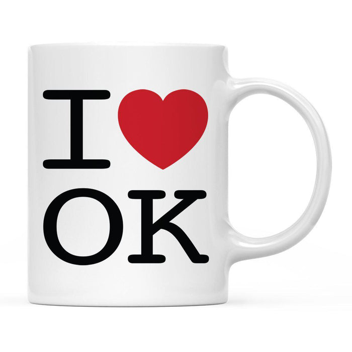 Andaz Press 11oz Heart Graphic I Love US State Coffee Mug-Set of 1-Andaz Press-Oklahoma-