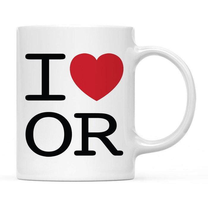 Andaz Press 11oz Heart Graphic I Love US State Coffee Mug-Set of 1-Andaz Press-Oregon-