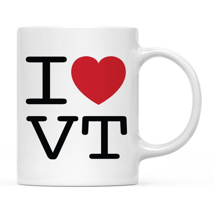 Andaz Press 11oz Heart Graphic I Love US State Coffee Mug-Set of 1-Andaz Press-Vermont-