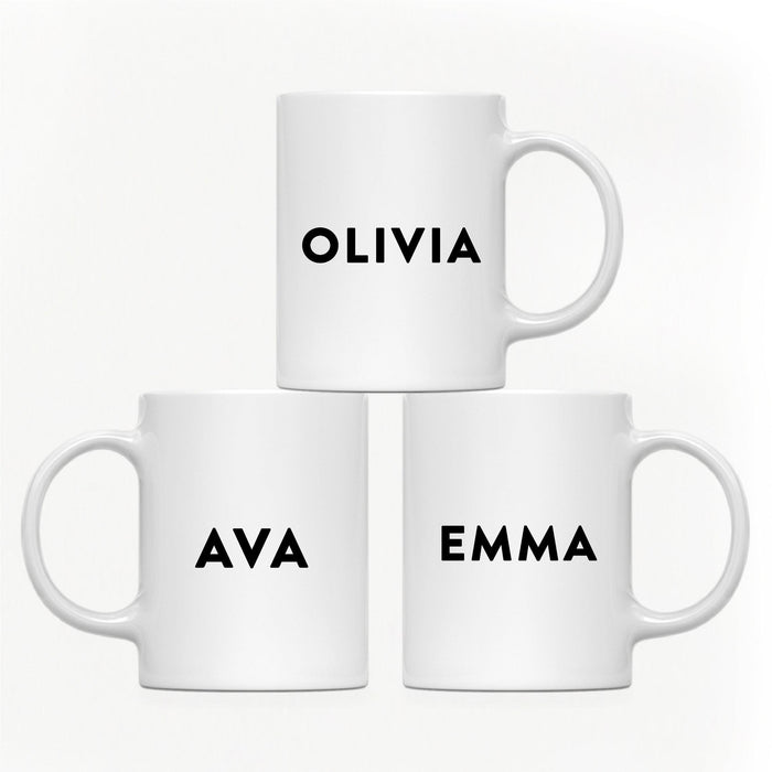 Andaz Press 11oz Personalized Unique Text Coffee Mug-Set of 1-Andaz Press-Bold-