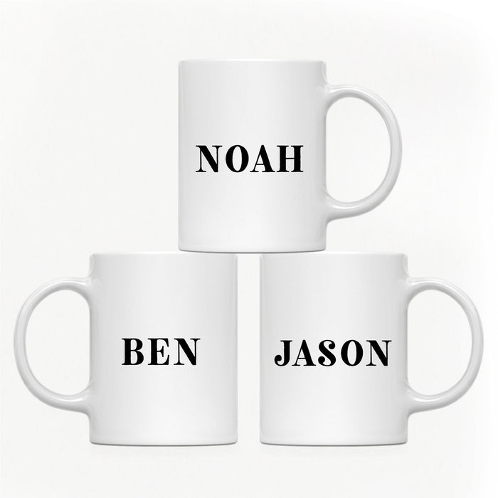 Andaz Press 11oz Personalized Unique Text Coffee Mug-Set of 1-Andaz Press-Brute-