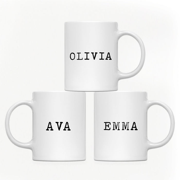 Andaz Press 11oz Personalized Unique Text Coffee Mug-Set of 1-Andaz Press-Classic-