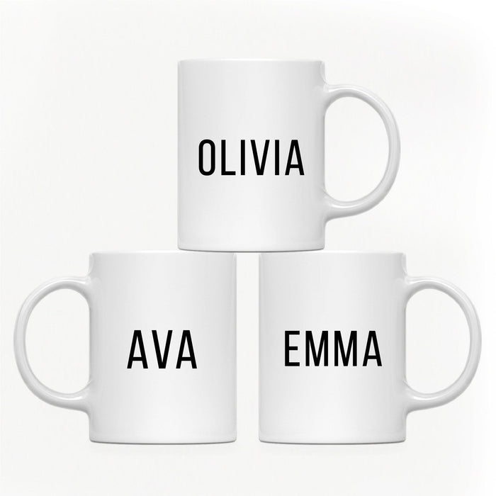 Andaz Press 11oz Personalized Unique Text Coffee Mug-Set of 1-Andaz Press-Modern-