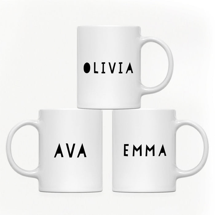 Andaz Press 11oz Personalized Unique Text Coffee Mug-Set of 1-Andaz Press-Paper Cuts-