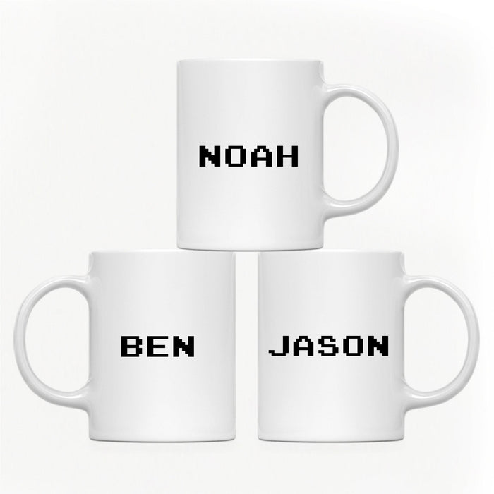 Andaz Press 11oz Personalized Unique Text Coffee Mug-Set of 1-Andaz Press-Video Gamer-