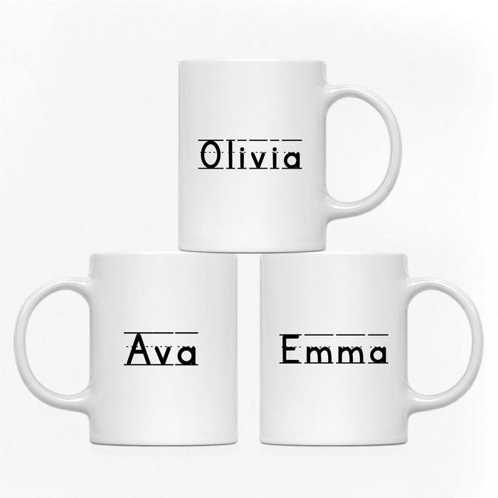 Andaz Press 11oz Personalized Unique Text Coffee Mug-Set of 1-Andaz Press-World's Best Teacher-