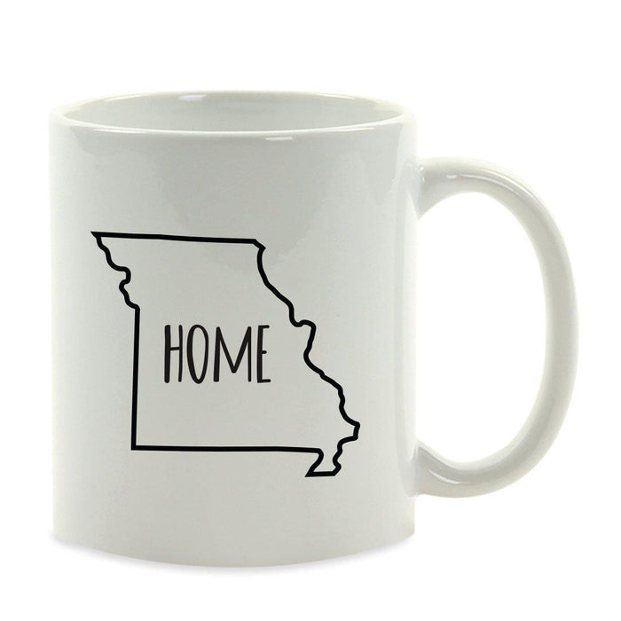 Andaz Press 11oz US State Shape Home Layout Coffee Mug-Set of 1-Andaz Press-Missouri-