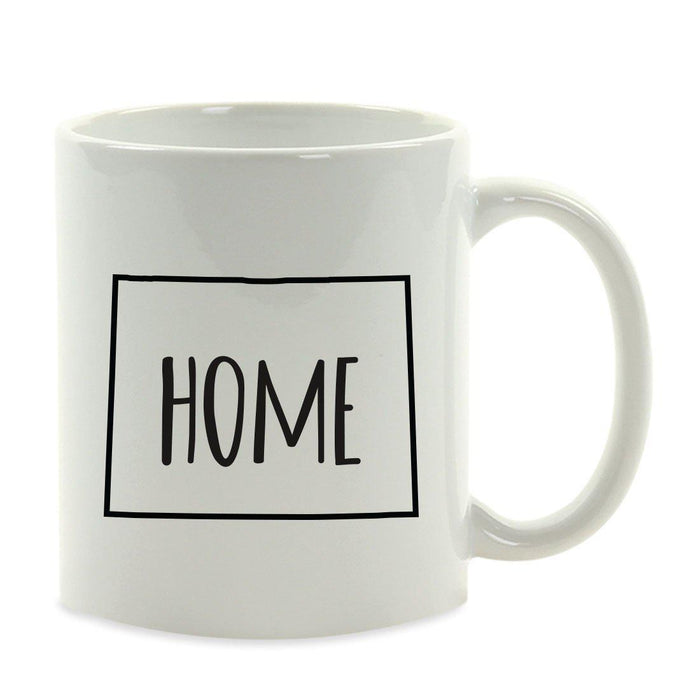 Andaz Press 11oz US State Shape Home Layout Coffee Mug-Set of 1-Andaz Press-Wyoming-