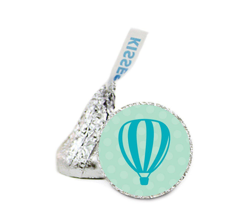 Animals & Shapes Hershey's Kisses Baby Shower Stickers-Set of 216-Andaz Press-Rubber Ducky-