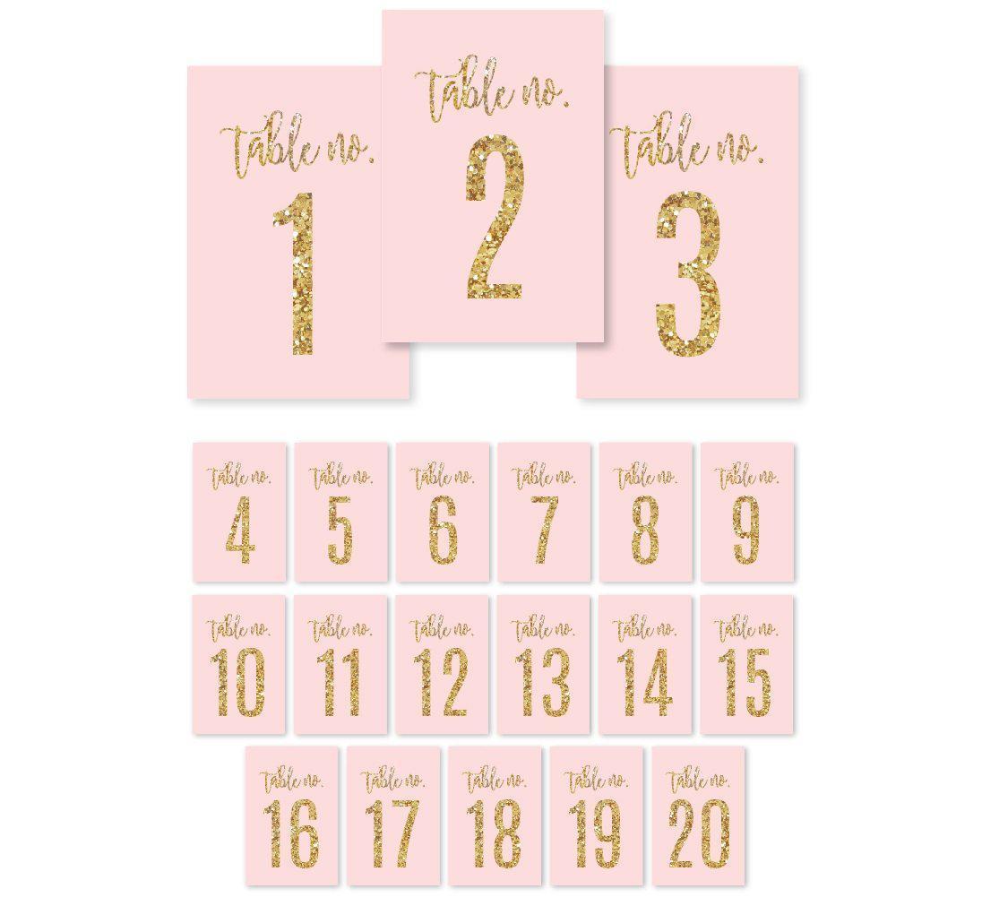 SET OF 18 GOLD TABLE NUMBERS shops FOR WEDDING OR EVENT