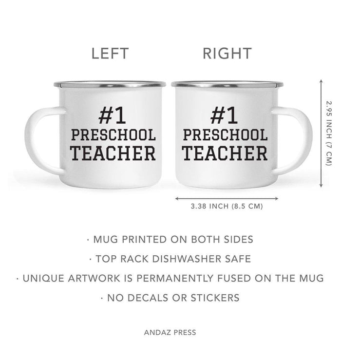 Campfire Coffee Mug, #1 School, Part 2-Set of 1-Andaz Press-Preschool Teacher-