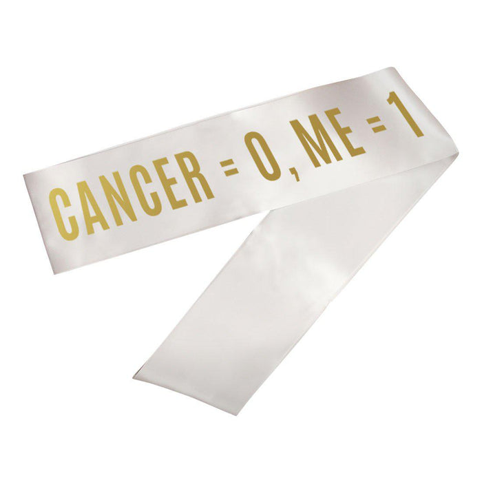 Cancer Survivor Party Sashes-Set of 1-Andaz Press-Cancer-