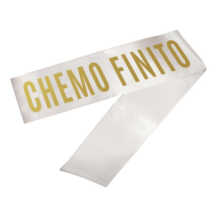 Cancer Survivor Party Sashes-Set of 1-Andaz Press-Chemo Finito-