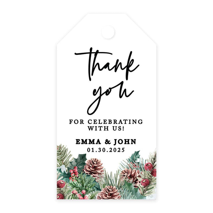 Custom THANK YOU TAGS for Party Favors for Wedding 