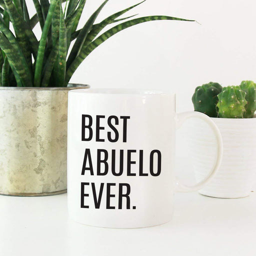 Coffee Mug Birthday Gift, Best Abuelo Ever-Set of 1-Andaz Press-