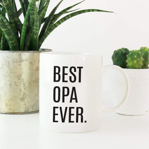 Coffee Mug Birthday Gift, Best Opa Ever-Set of 1-Andaz Press-