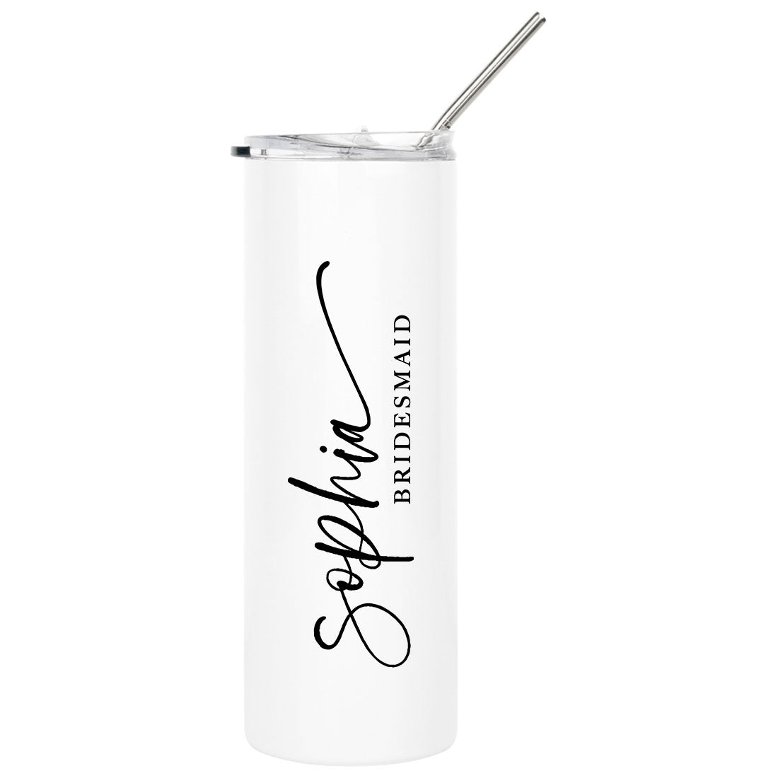 Let's Go Party Rhinestone Tumbler with Straw Personalize Name
