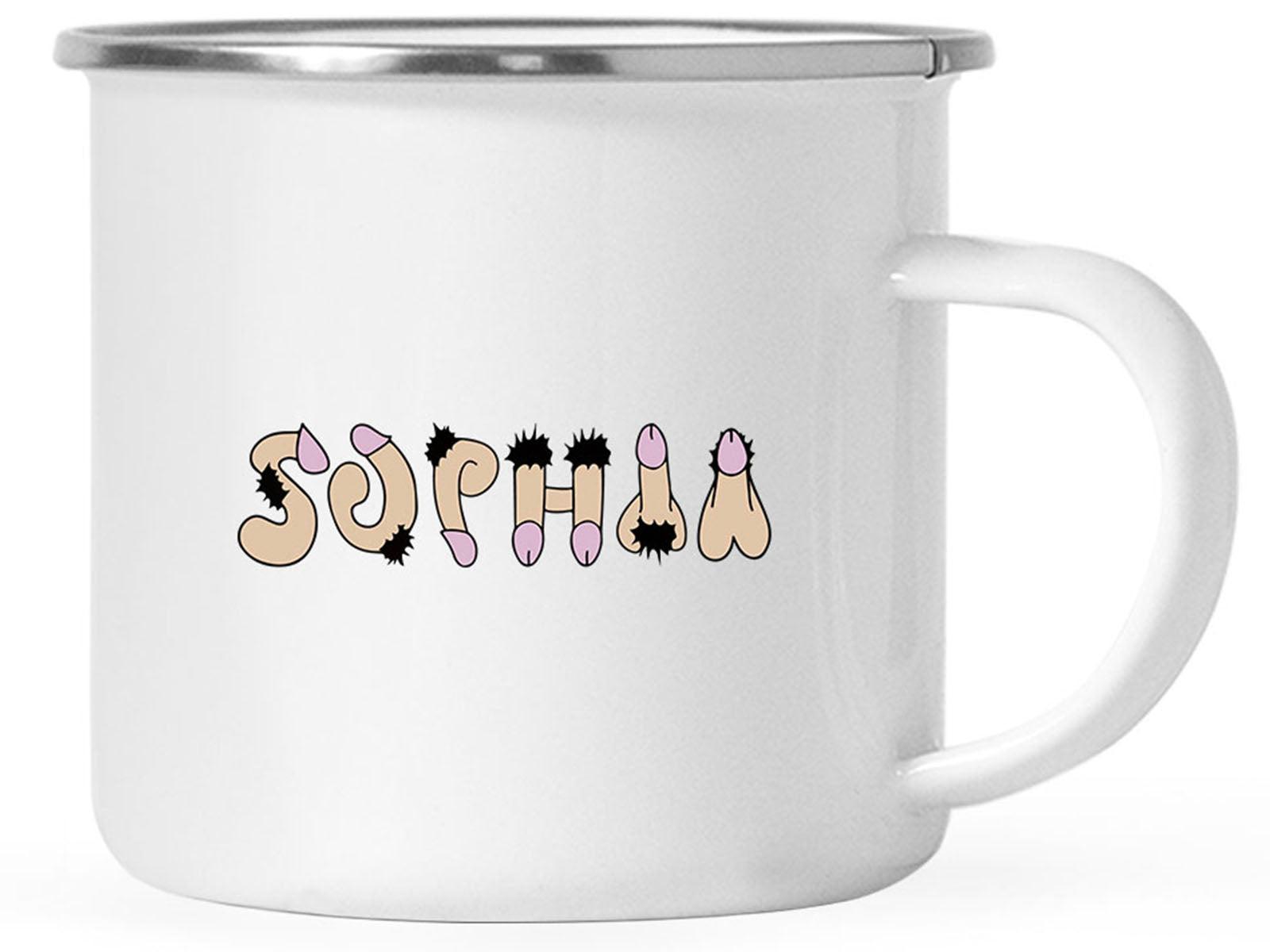 Custom Funny Penis Campfire Coffee Mug Gift - 2 Designs