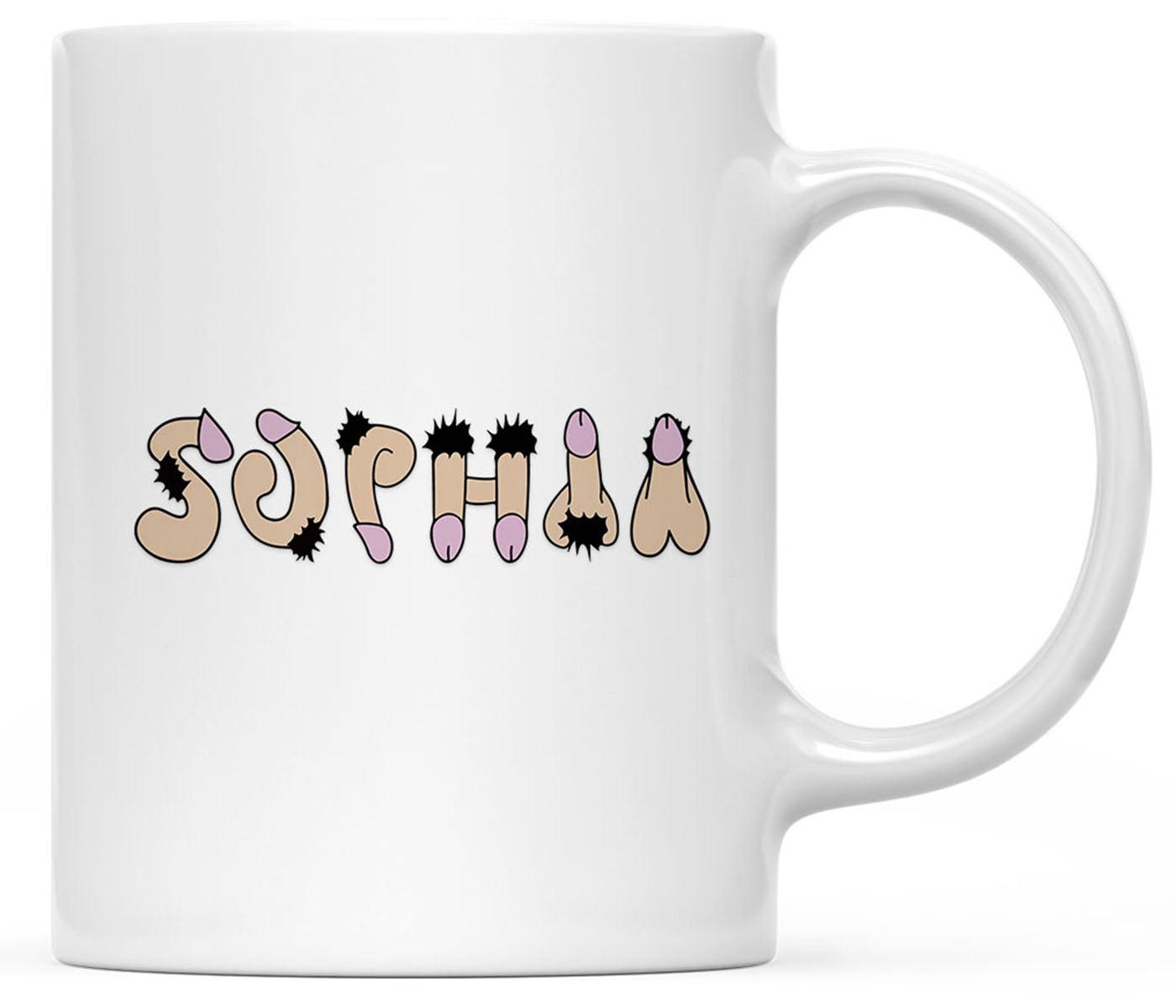 Custom Funny Penis Coffee Mug Gift – 2 Designs