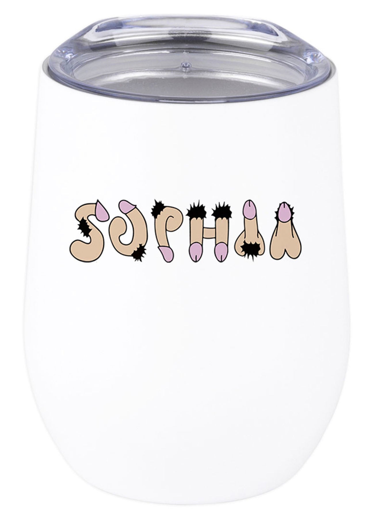 Budget Stemless Wine Tumbler with Lid (12 Oz.)