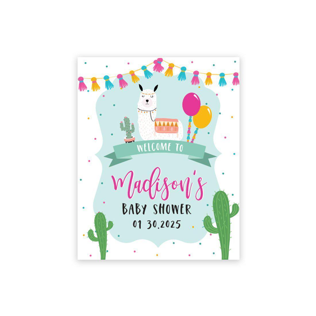 Llama Mama Baby Shower Invitation