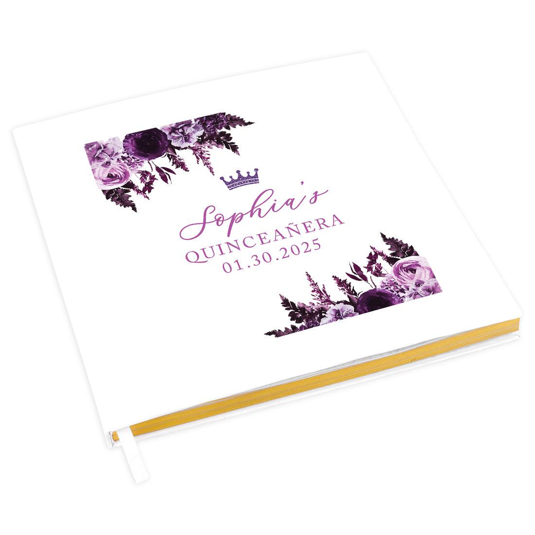 Mis Quince guest book, Quinceaera guest book, Mis Quince Anos Guest book,  birthday party guest book to sign (Hardcover) 