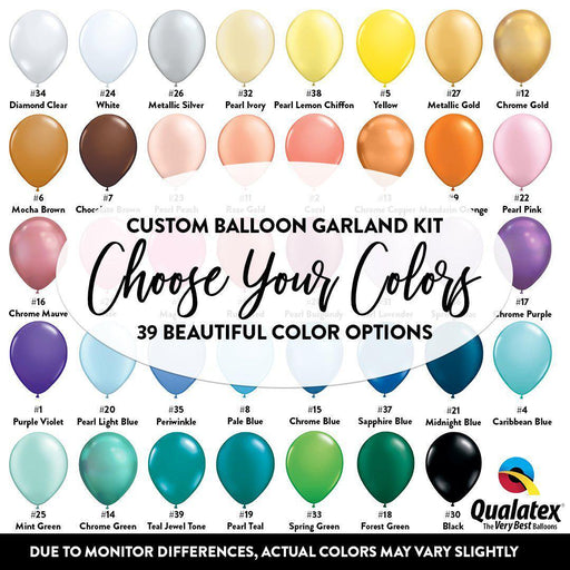 DIY Custom 104-PC Balloon Garland Arch Kit-Set of 1-Andaz Press-Balloon Kit-