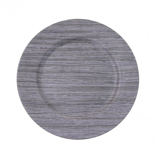 Driftwood Faux Wood Charger Plates-Set of 4-Koyal Wholesale-