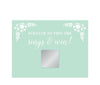 Floral Mint Green Wedding Bridal Shower Game Scratch Cards-Set of 30-Andaz Press-