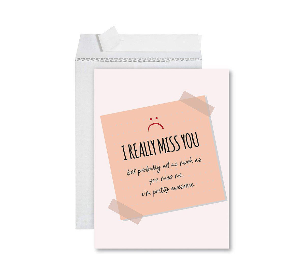 Funny Farewell Jumbo Card Blank Goodbye Greeting Card With Envelope