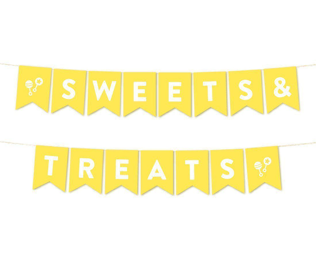 Gender Neutral Baby Shower Pennant Garland Party Banner