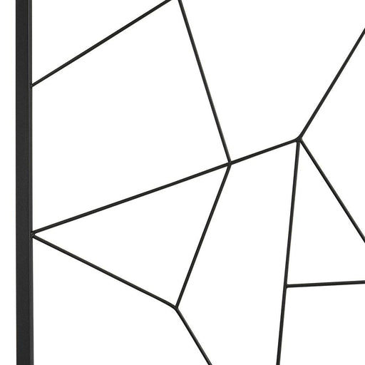 Geometric Wedding Backdrop Floor Stand-Set of 1-Koyal Wholesale-Black-