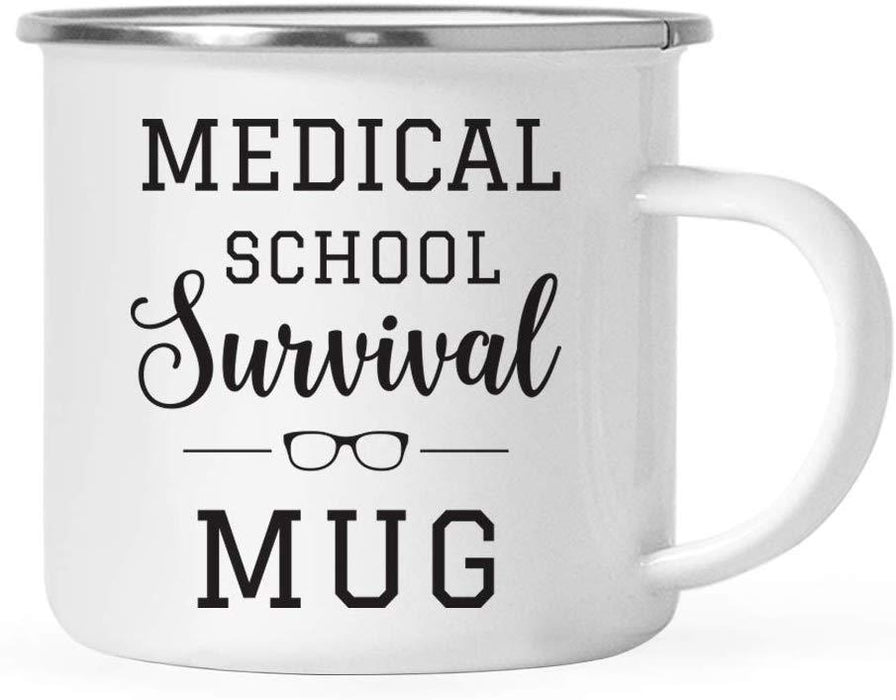 Graduation Stainless Steel Campfire Coffee Mug Gift, Medical School Survival Mug-Set of 1-Andaz Press-