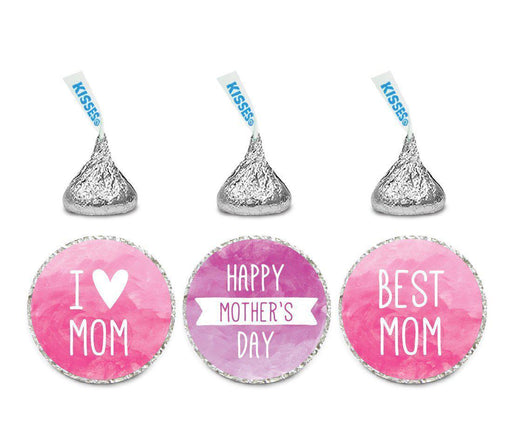 Happy Mother's Day Hershey's Kisses Stickers-Set of 216-Andaz Press-