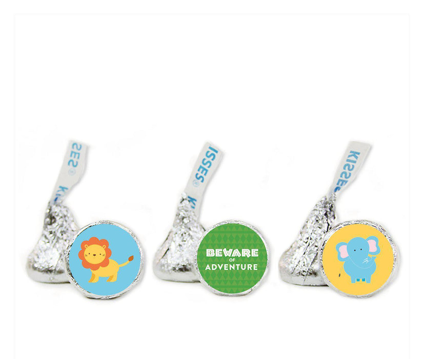 Jungle Safari Adventure Hershey's Kisses Stickers-Set of 216-Andaz Press-