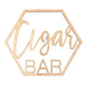 Laser Cut Wood Cigar Bar Sign-Set of 1-Koyal Wholesale-