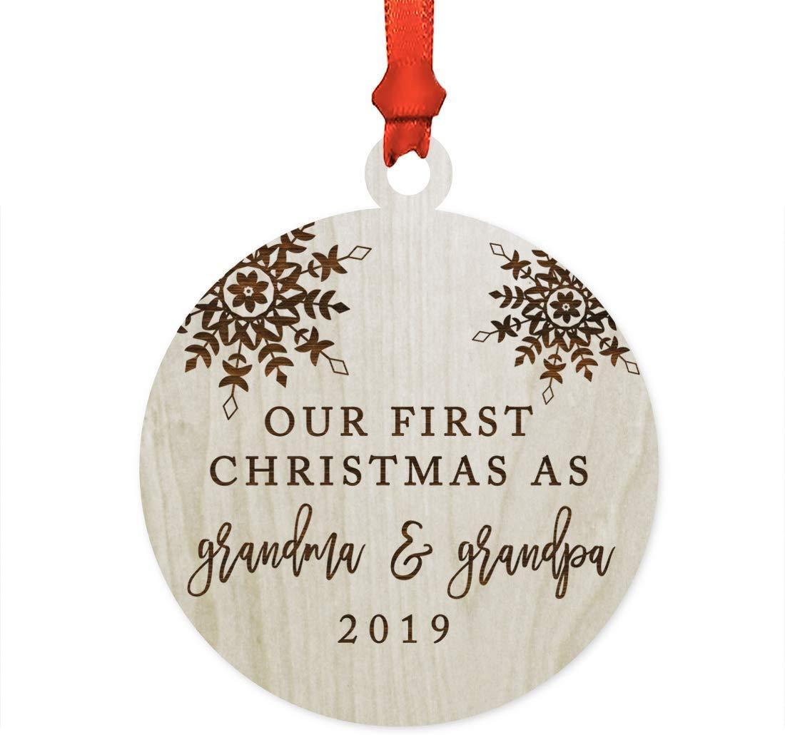 Merry Christmas Grandma & Grandpa - Personalized First Christmas