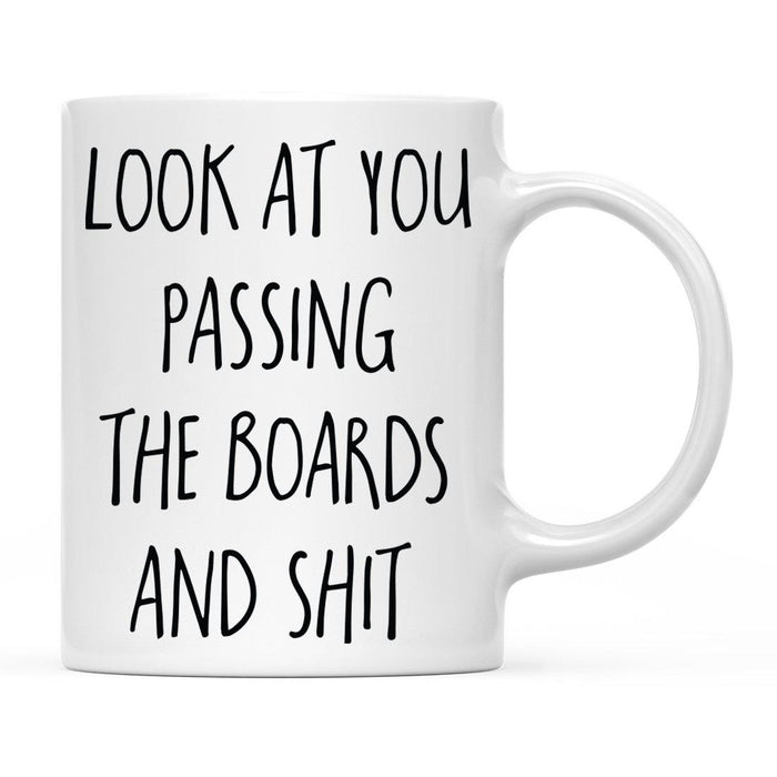 Look At You Being a Badass And Shit Milestones Ceramic Coffee Mug -Set of 1-Andaz Press-Boards-