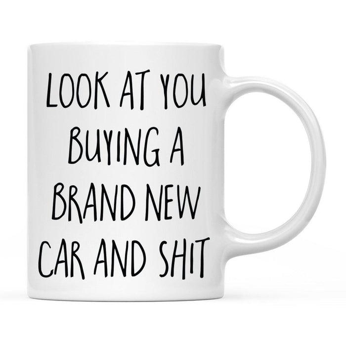 Look At You Being a Badass And Shit Milestones Ceramic Coffee Mug -Set of 1-Andaz Press-Brand New Car-