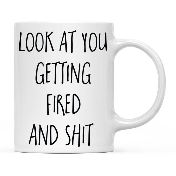 Look At You Being a Badass And Shit Milestones Ceramic Coffee Mug -Set of 1-Andaz Press-Fired-