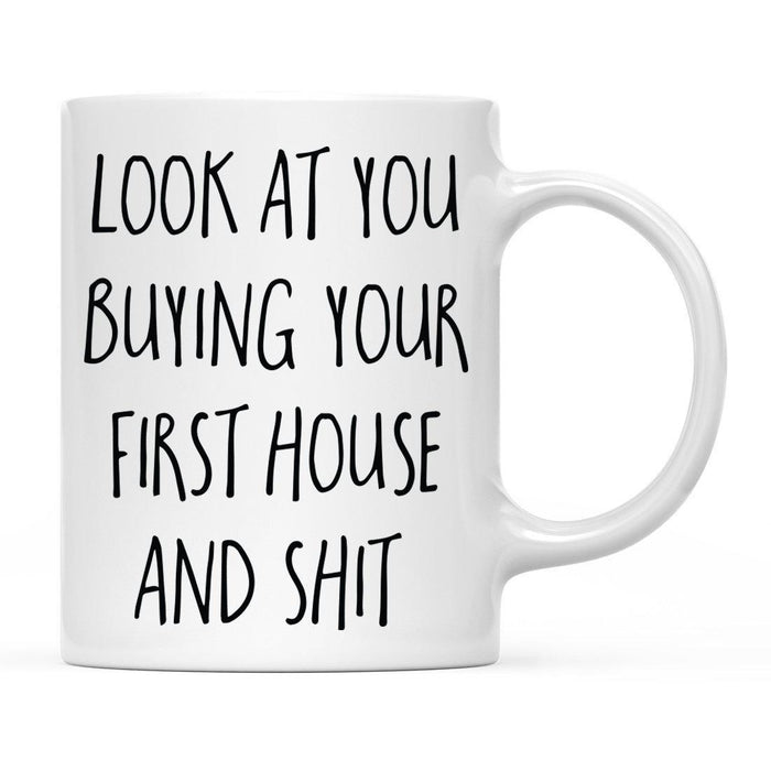 Look At You Being a Badass And Shit Milestones Ceramic Coffee Mug -Set of 1-Andaz Press-First House-