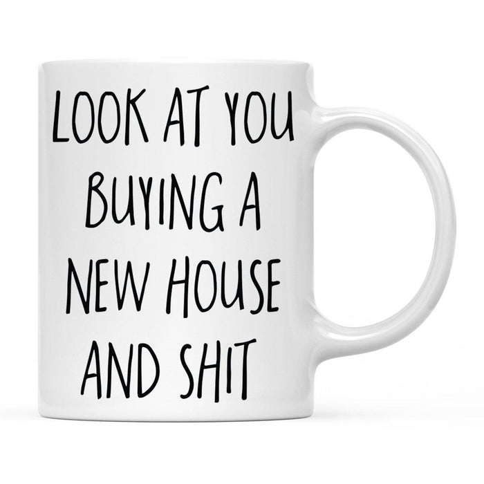 Look At You Being a Badass And Shit Milestones Ceramic Coffee Mug -Set of 1-Andaz Press-New House-